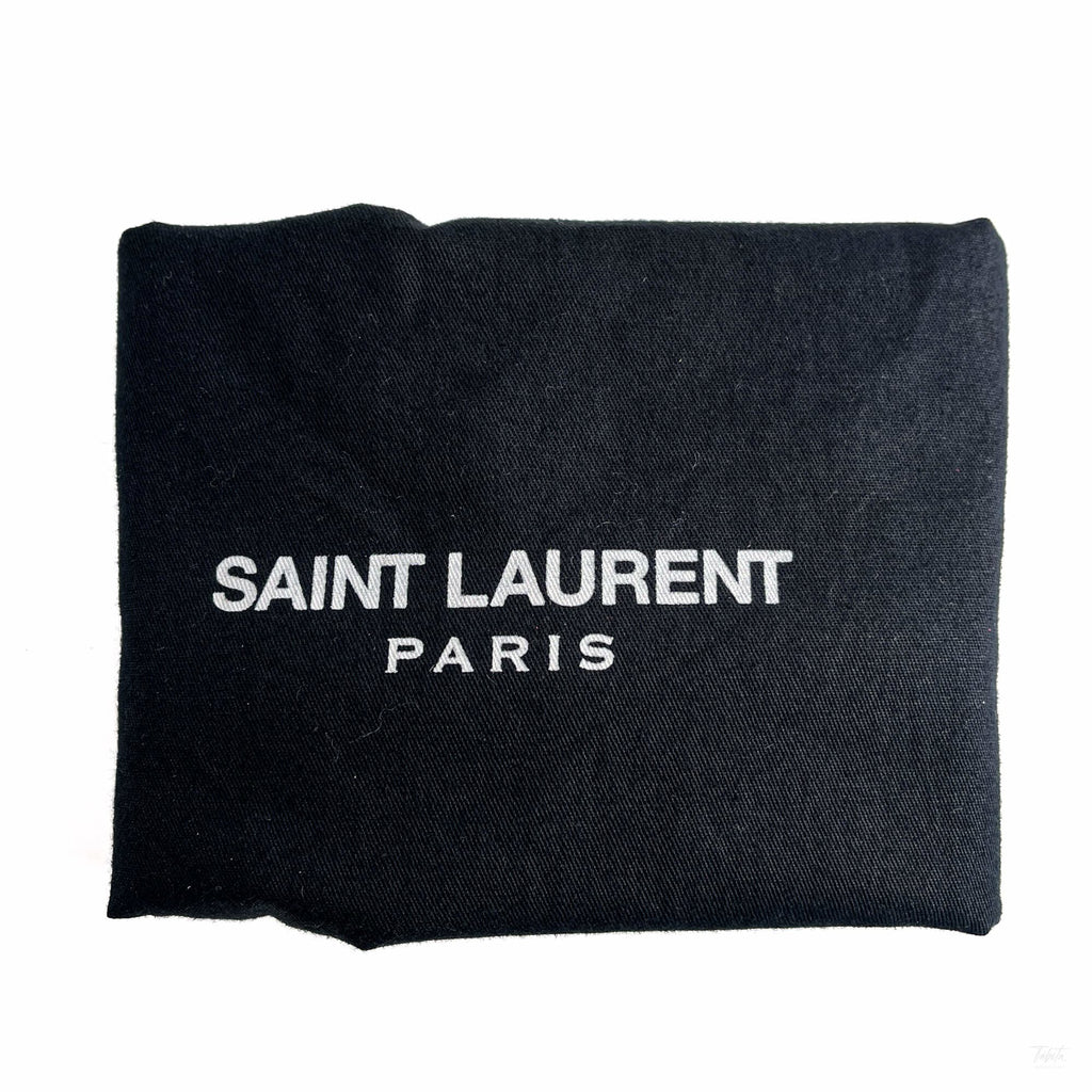 Second hand Saint Laurent Emmanuelle Bag Small Leather Fringe Bucket Crossbody Multicolour - Tabita Bags