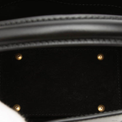 Second hand Saint Laurent Le 37 Mini Leather Bucket Shoulder Bag Black - Tabita Bags