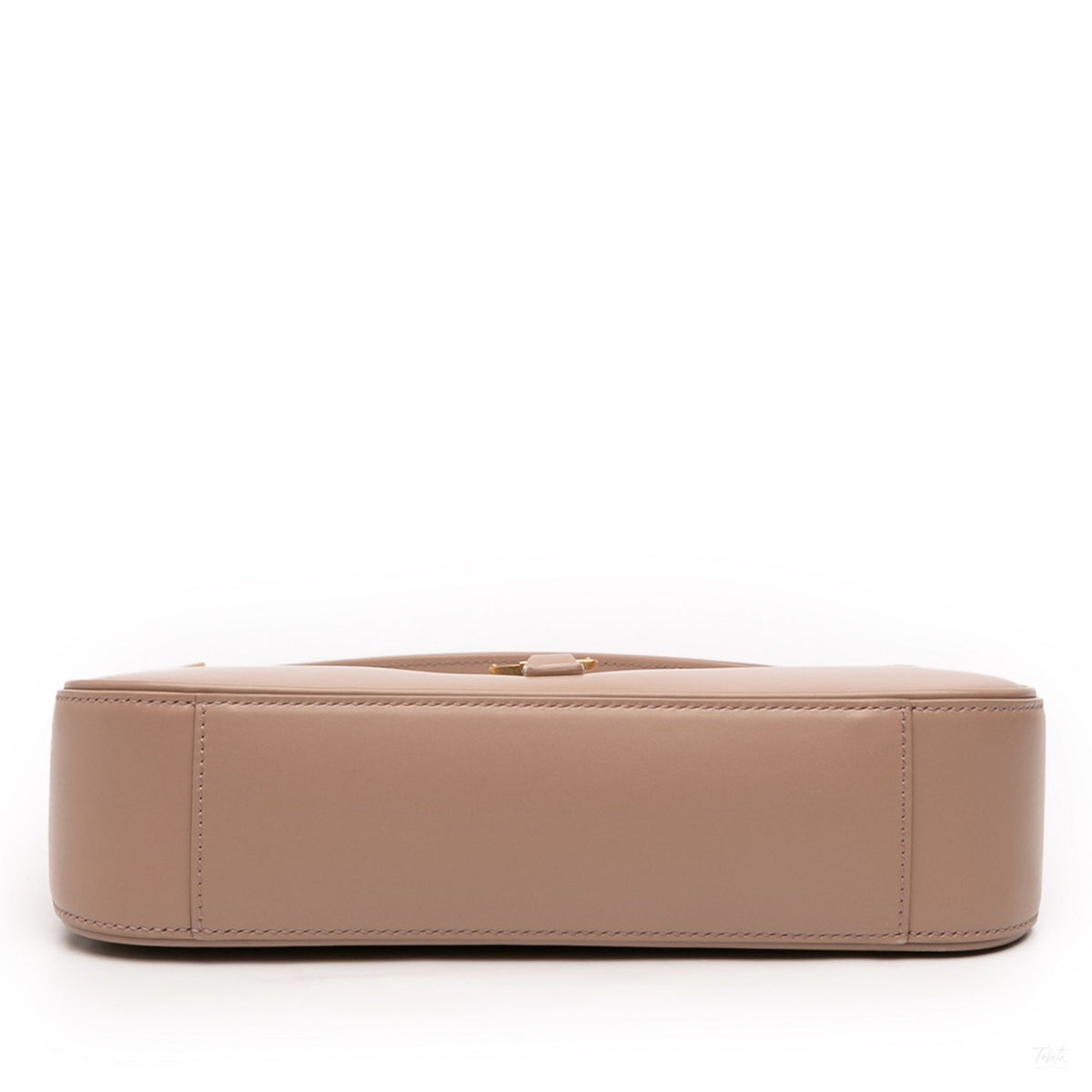 Second hand Saint Laurent Le 5 à 7 Leather Shoulder Bag Brown - Tabita Bags