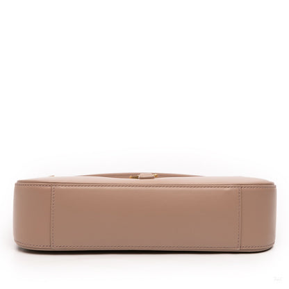 Second hand Saint Laurent Le 5 à 7 Leather Shoulder Bag Brown - Tabita Bags