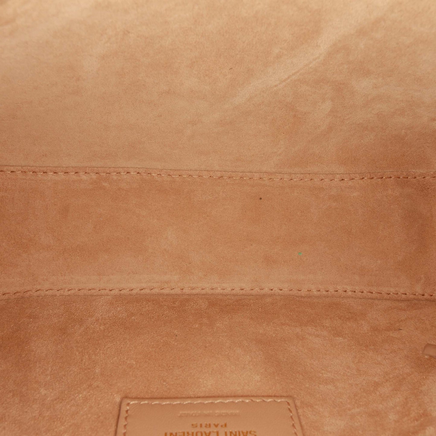 Second hand Saint Laurent Le 5 à 7 Leather Shoulder Bag Brown - Tabita Bags