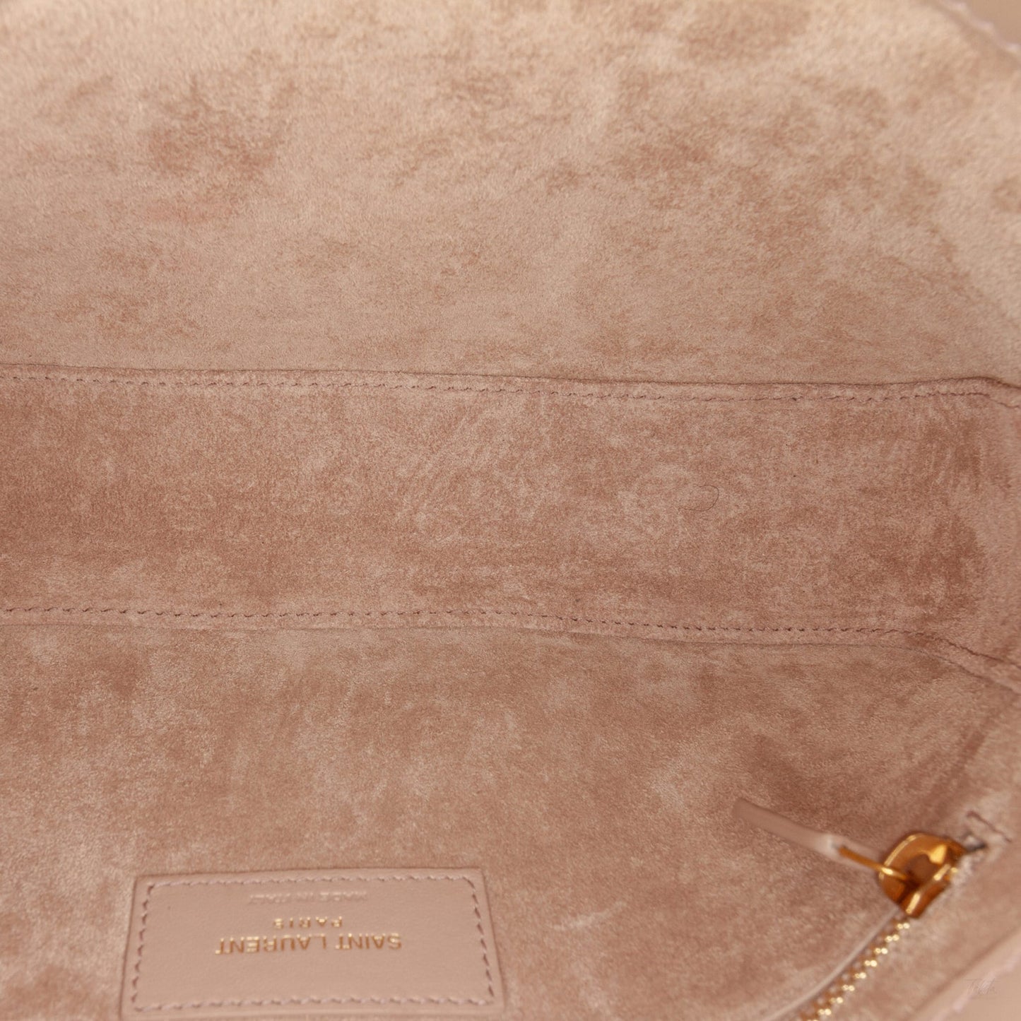 Second hand Saint Laurent Le 5 à 7 Leather Shoulder Bag Brown - Tabita Bags