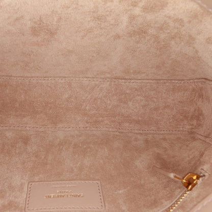 Second hand Saint Laurent Le 5 à 7 Leather Shoulder Bag Brown - Tabita Bags