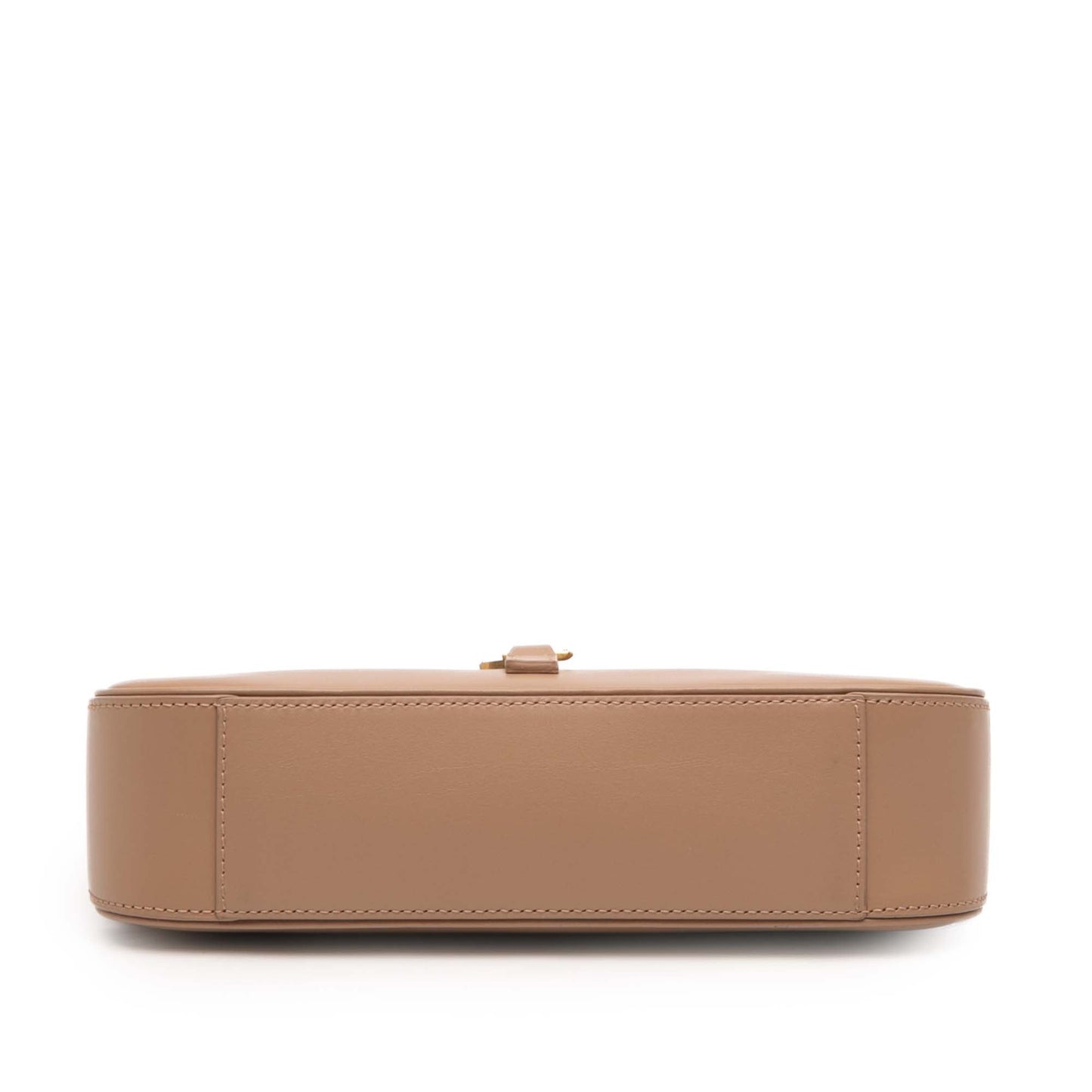 Second hand Saint Laurent Le 5 à 7 Leather Shoulder Bag Brown - Tabita Bags
