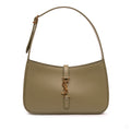 Second hand Saint Laurent Le 5 à 7 Leather Shoulder Bag Brown - Tabita Bags