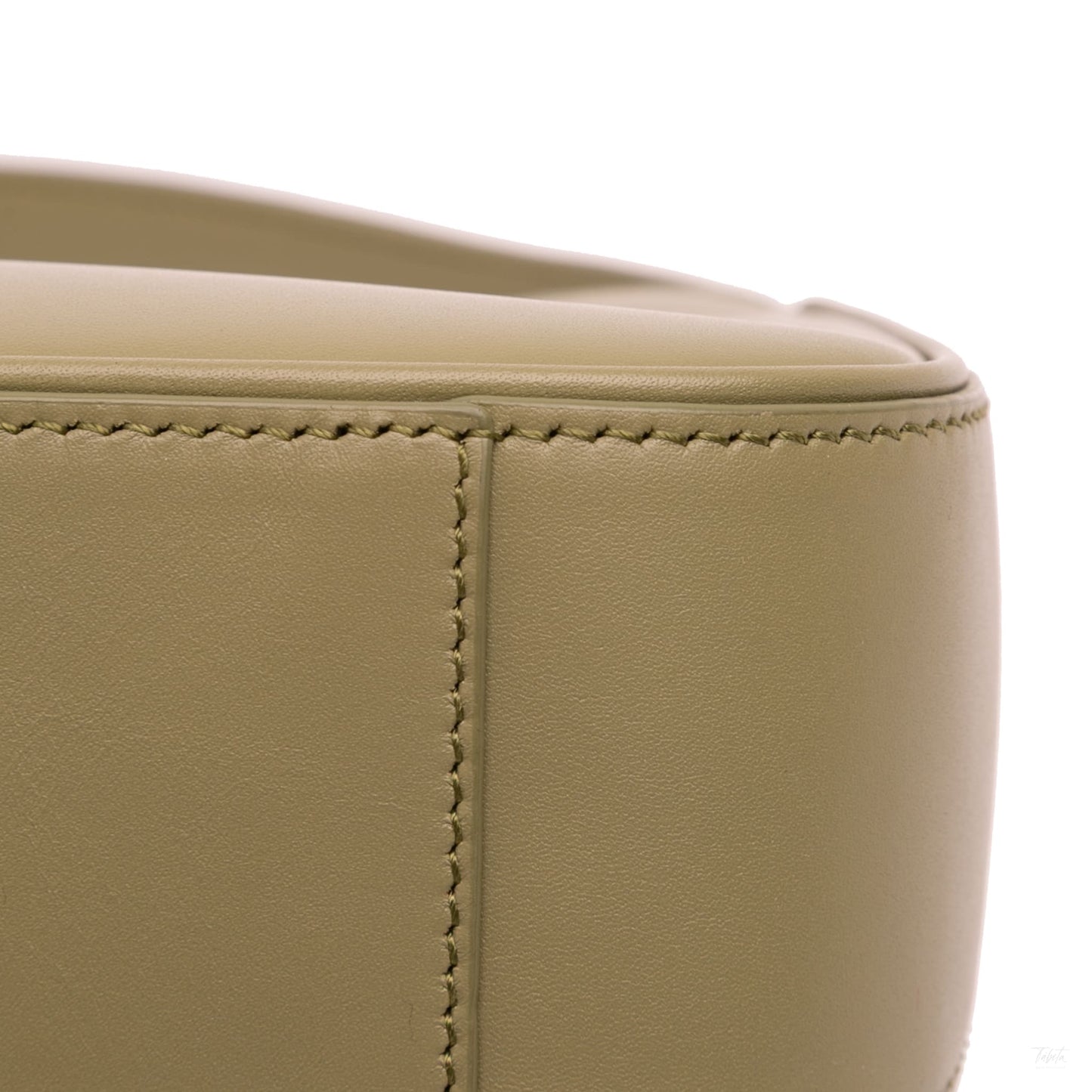 Second hand Saint Laurent Le 5 à 7 Leather Shoulder Bag Brown - Tabita Bags