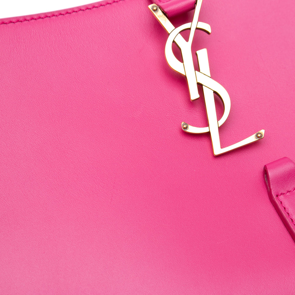 Second hand Saint Laurent Le 5 à 7 Leather Shoulder Bag Pink - Tabita Bags