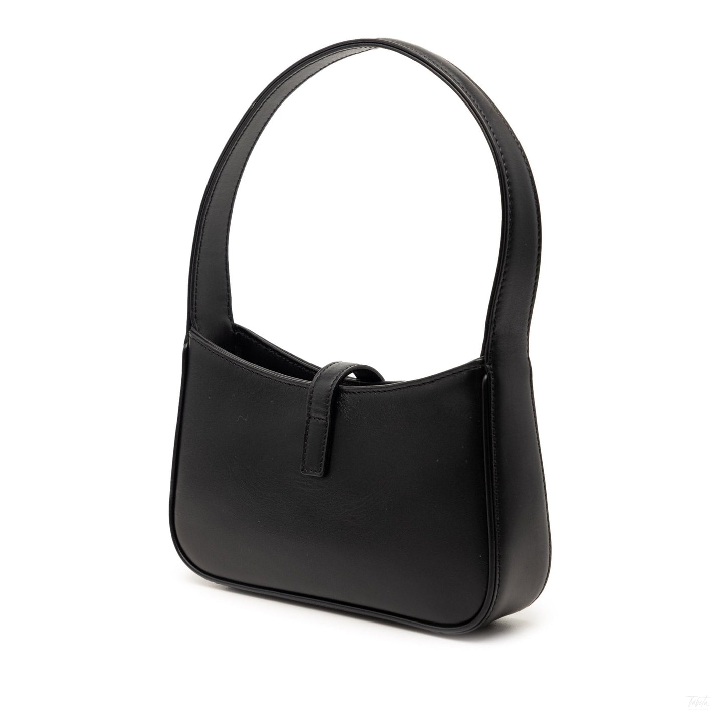 Second hand Saint Laurent Le 5 à 7 Mini Leather Shoulder Bag Black - Tabita Bags