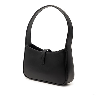 Second hand Saint Laurent Le 5 à 7 Mini Leather Shoulder Bag Black - Tabita Bags