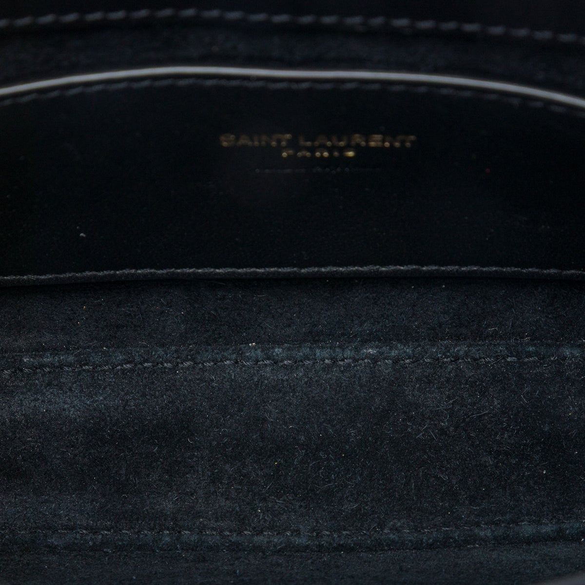 Second hand Saint Laurent Le 5 à 7 Mini Leather Shoulder Bag Black - Tabita Bags