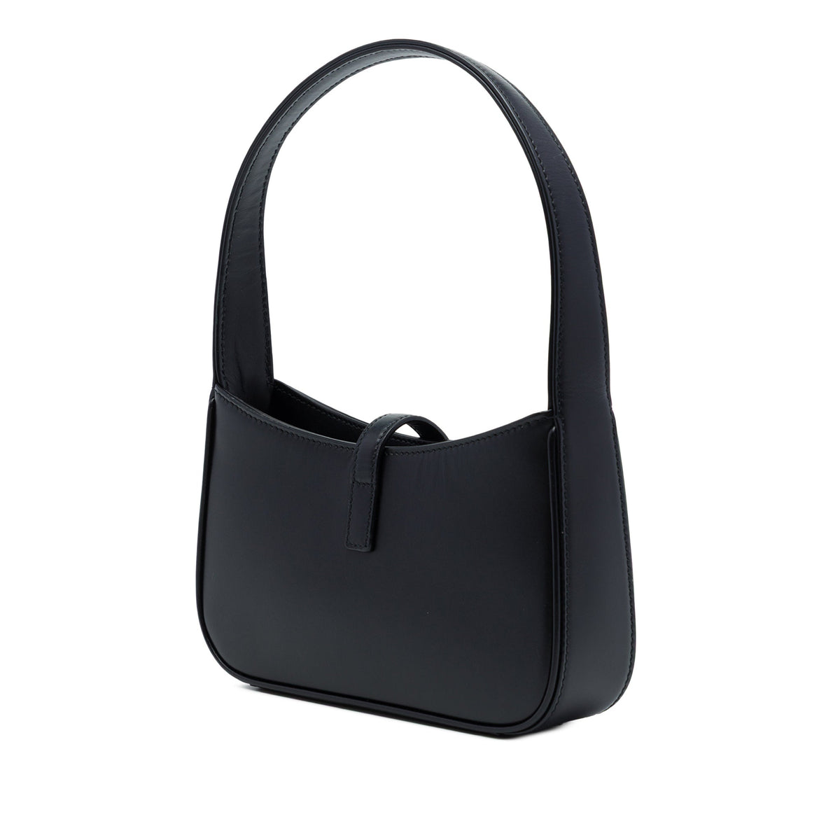 Second hand Saint Laurent Le 5 à 7 Mini Leather Shoulder Bag Black - Tabita Bags