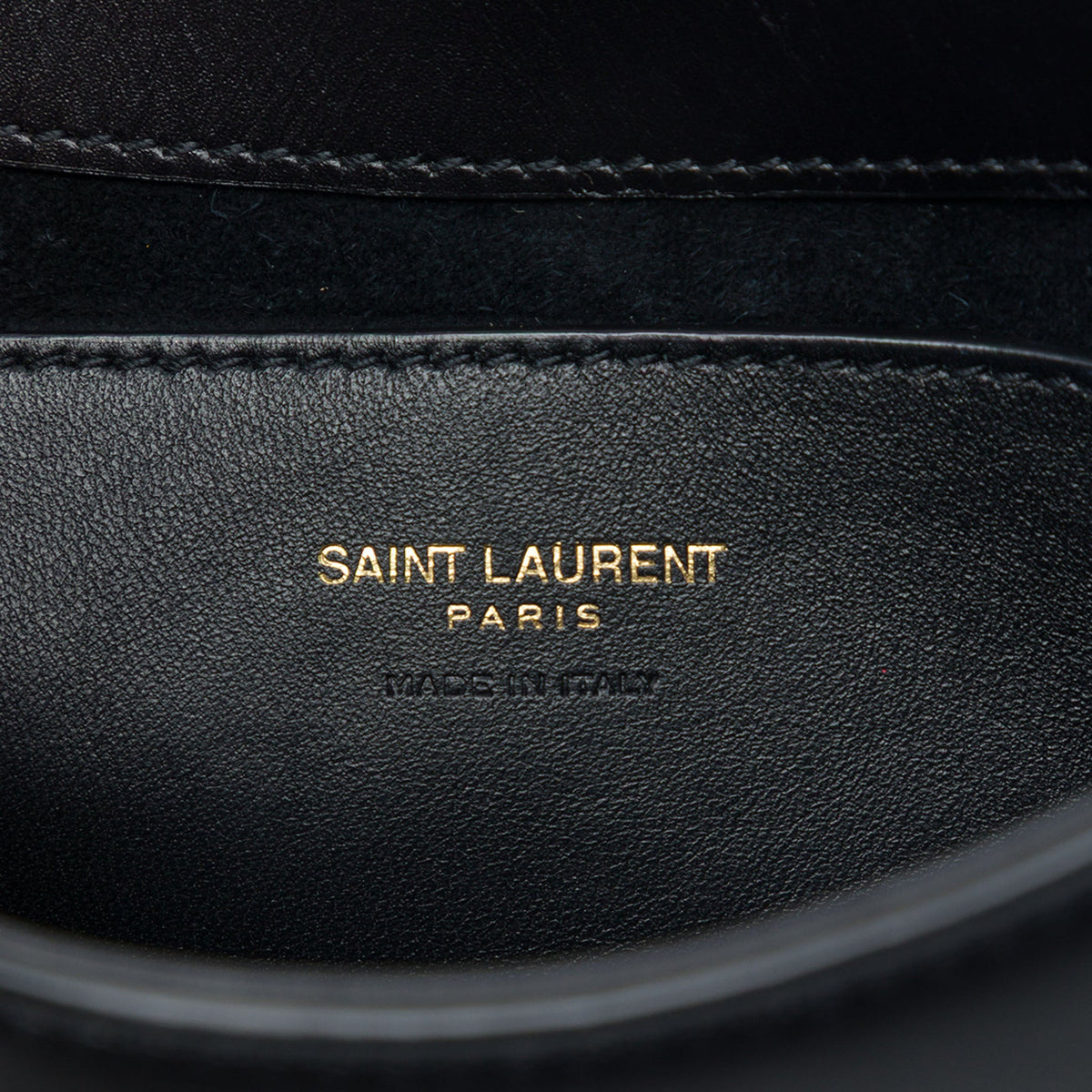 Second hand Saint Laurent Le 5 à 7 Mini Leather Shoulder Bag Black - Tabita Bags