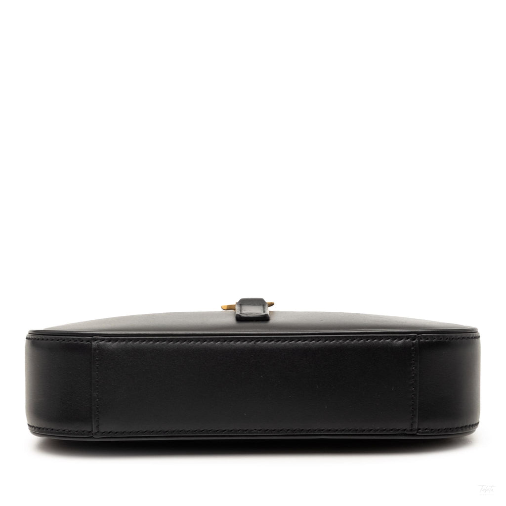 Second hand Saint Laurent Le 5 à 7 Mini Leather Shoulder Bag Black - Tabita Bags