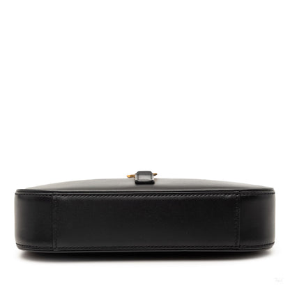 Second hand Saint Laurent Le 5 à 7 Mini Leather Shoulder Bag Black - Tabita Bags