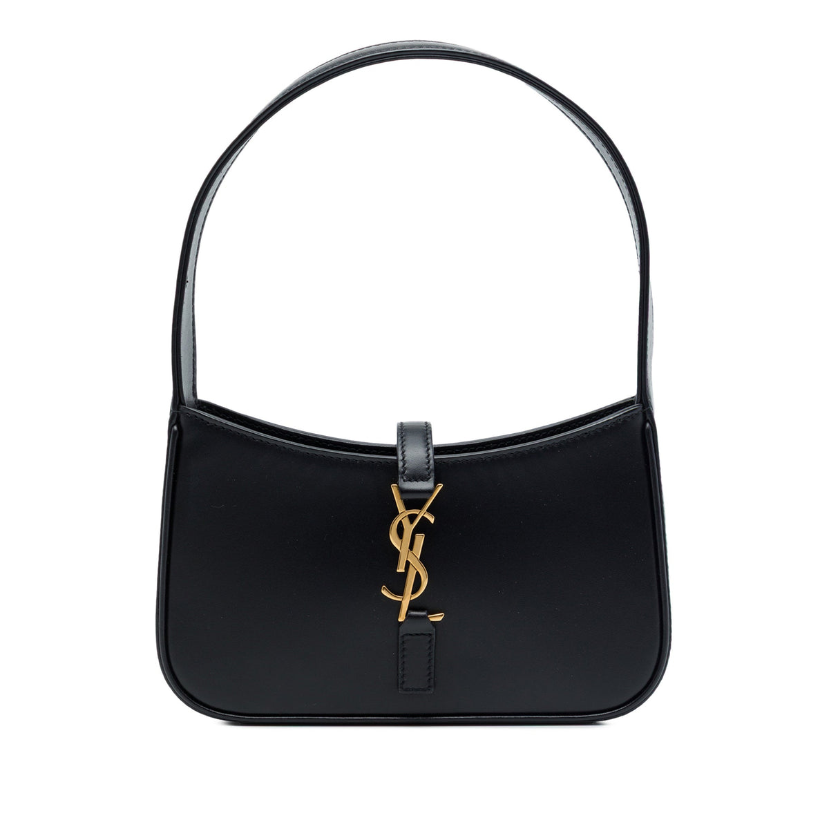 Second hand Saint Laurent Le 5 à 7 Mini Leather Shoulder Bag Black - Tabita Bags
