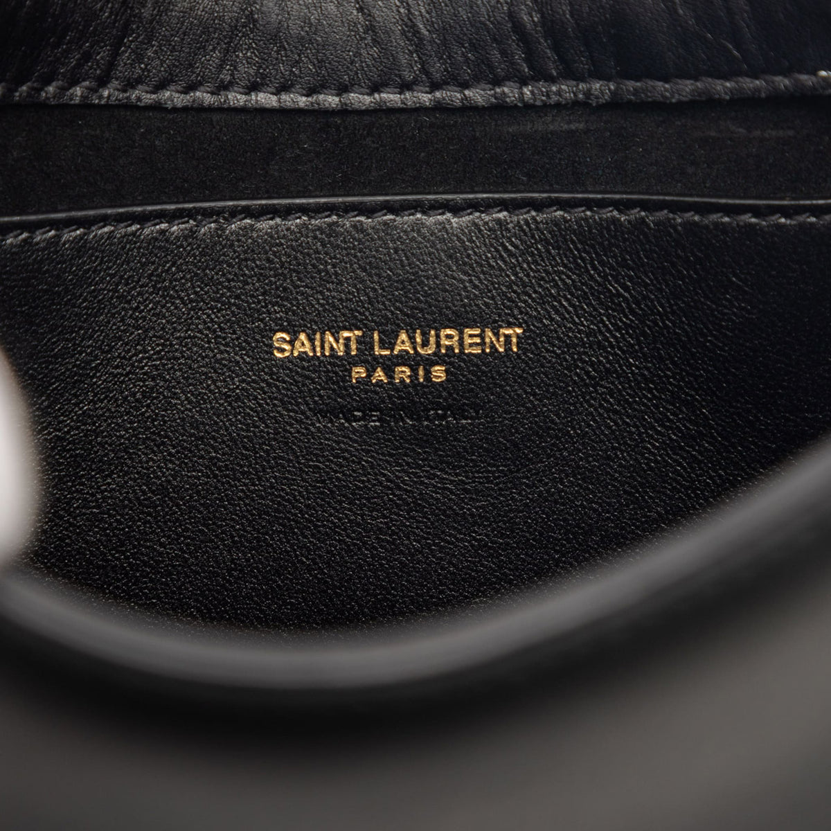 Second hand Saint Laurent Le 5 à 7 Mini Leather Shoulder Bag Black - Tabita Bags