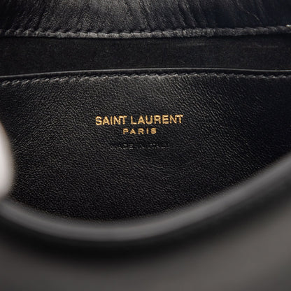 Second hand Saint Laurent Le 5 à 7 Mini Leather Shoulder Bag Black - Tabita Bags