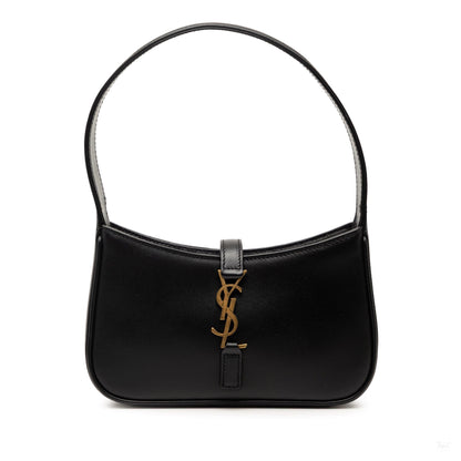 Second hand Saint Laurent Le 5 à 7 Mini Leather Shoulder Bag Black - Tabita Bags