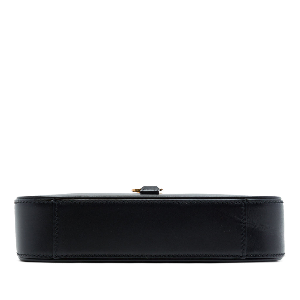 Second hand Saint Laurent Le 5 à 7 Mini Leather Shoulder Bag Black - Tabita Bags