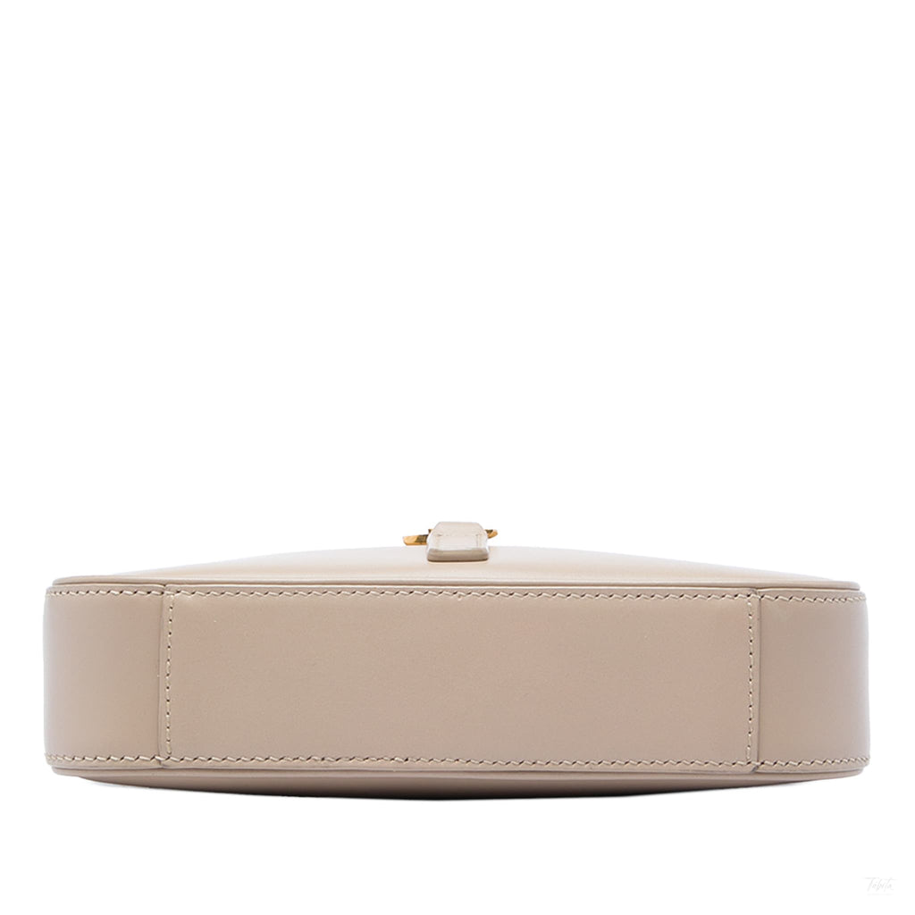 Second hand Saint Laurent Le 5 à 7 Mini Leather Shoulder Bag Brown - Tabita Bags
