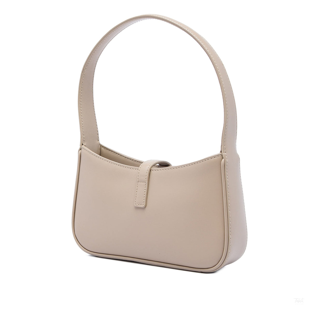 Second hand Saint Laurent Le 5 à 7 Mini Leather Shoulder Bag Brown - Tabita Bags