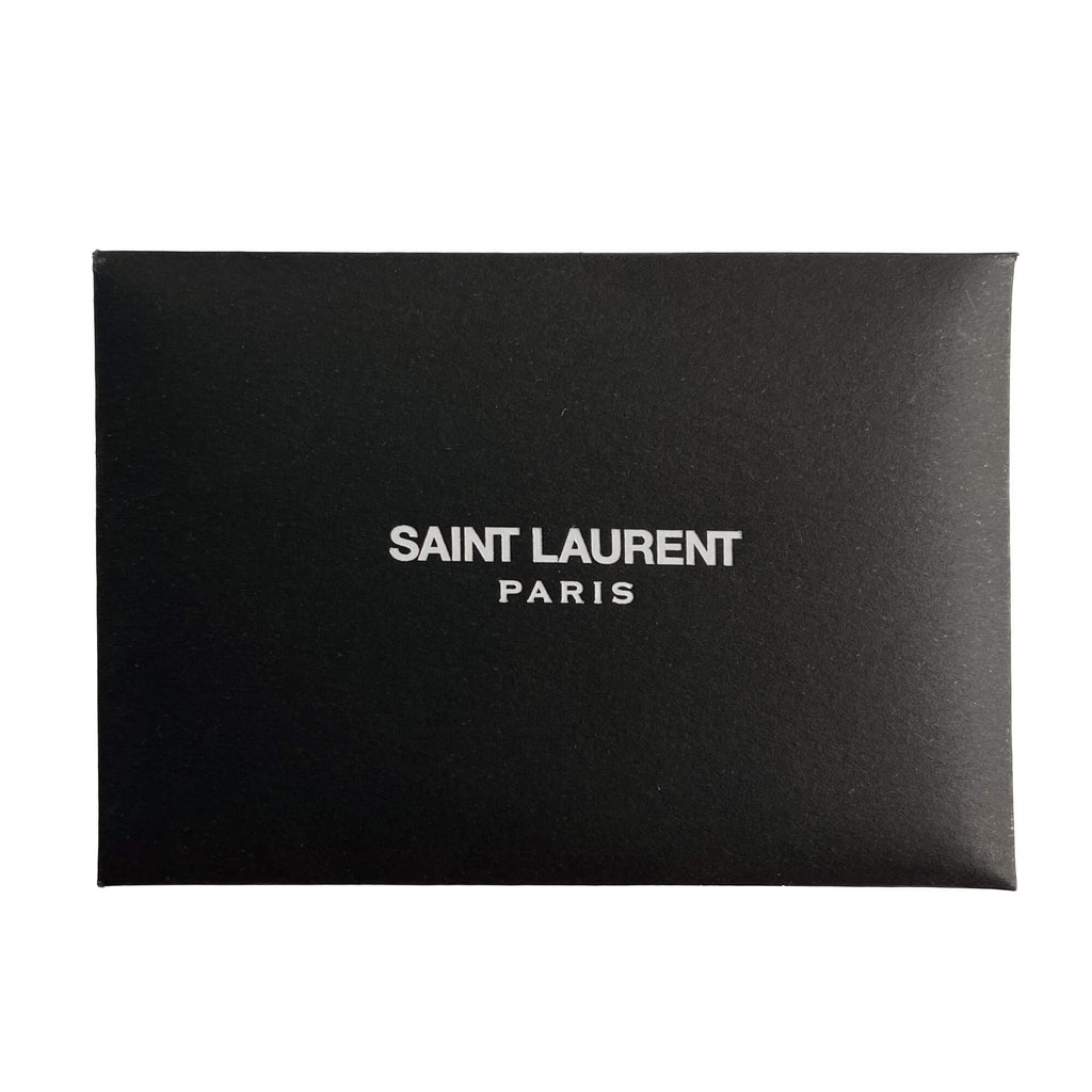 Second hand Saint Laurent Loulou Medium Leather Chevron Quilted Envelope Shoulder Bag Beige - Tabita Bags