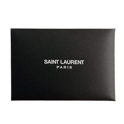 Second hand Saint Laurent Loulou Medium Leather Chevron Quilted Envelope Shoulder Bag Beige - Tabita Bags