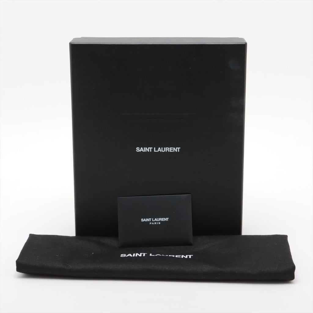 Second hand Saint Laurent Loulou Puffer Mini Chevron Quilted Leather 2 - Ways Envelope Crossbody Black - Tabita Bags