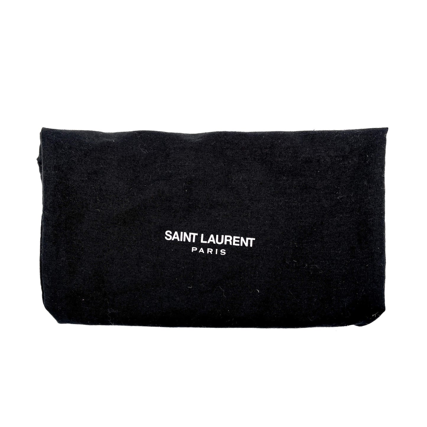 Second hand Saint Laurent Loulou Toy Chevron Quilted 2 - Ways Envelope Bag Black - Tabita Bags