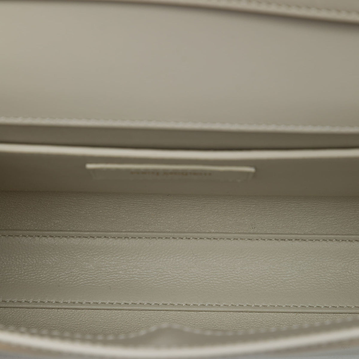 Second hand Saint Laurent Manhattan Small Calfksin Leather Flap Shoulder Bag White - Tabita Bags