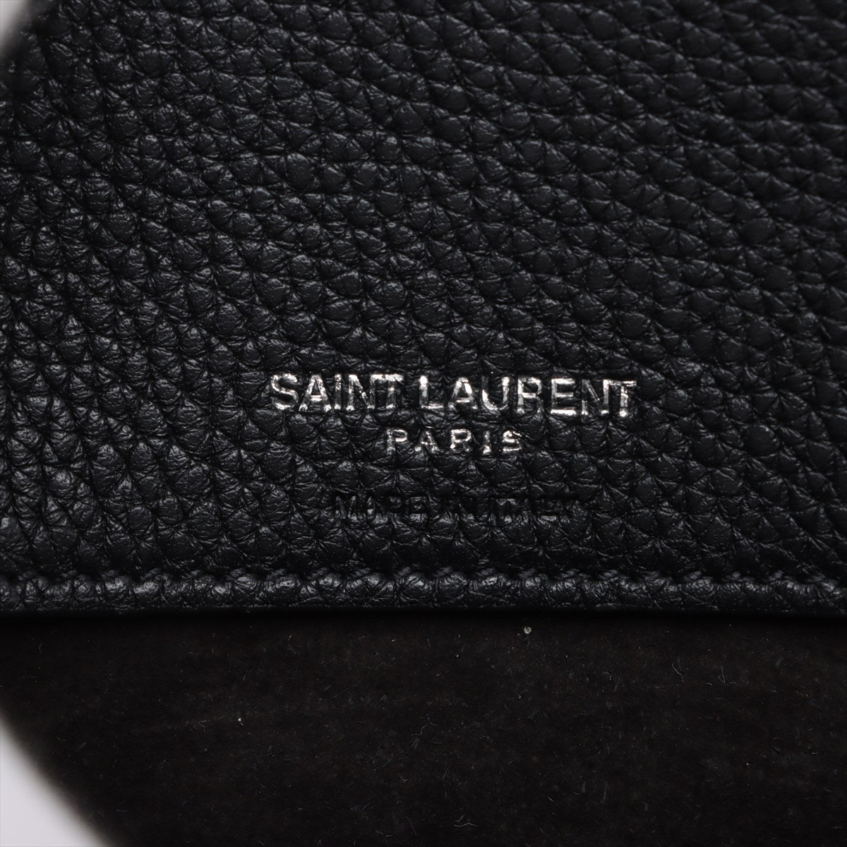 Second hand Saint Laurent Sac De Jour Nano Grained Leather 2-Ways Tote Bag Black - Tabita Bags
