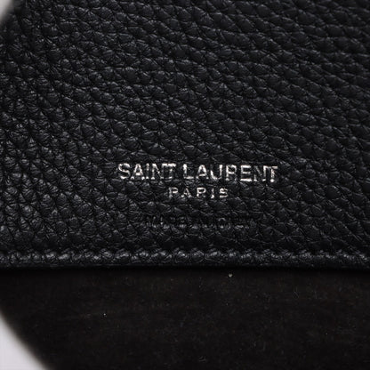 Second hand Saint Laurent Sac De Jour Nano Grained Leather 2-Ways Tote Bag Black - Tabita Bags