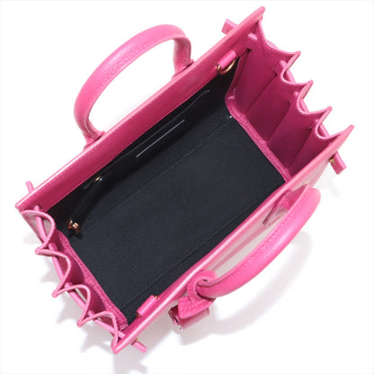 Second hand Saint Laurent Sac De Jour Nano MF 2 - Ways Tote Bag Pink - Tabita Bags