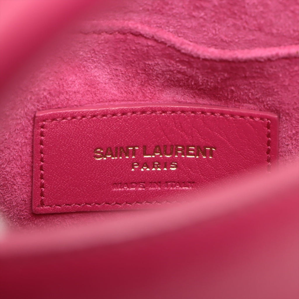 Second hand Saint Laurent Sac De Jour Nano MF 2 - Ways Tote Bag Pink - Tabita Bags