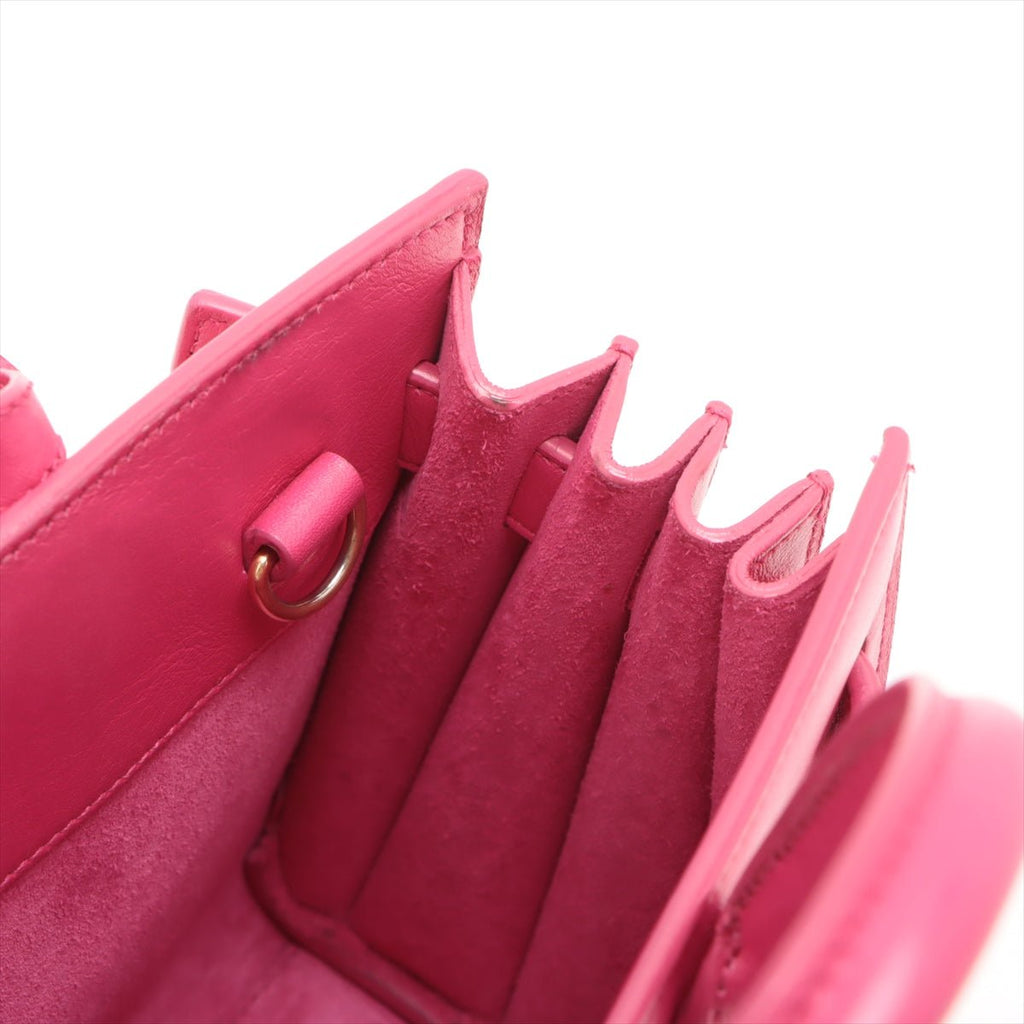 Second hand Saint Laurent Sac De Jour Nano MF 2 - Ways Tote Bag Pink - Tabita Bags