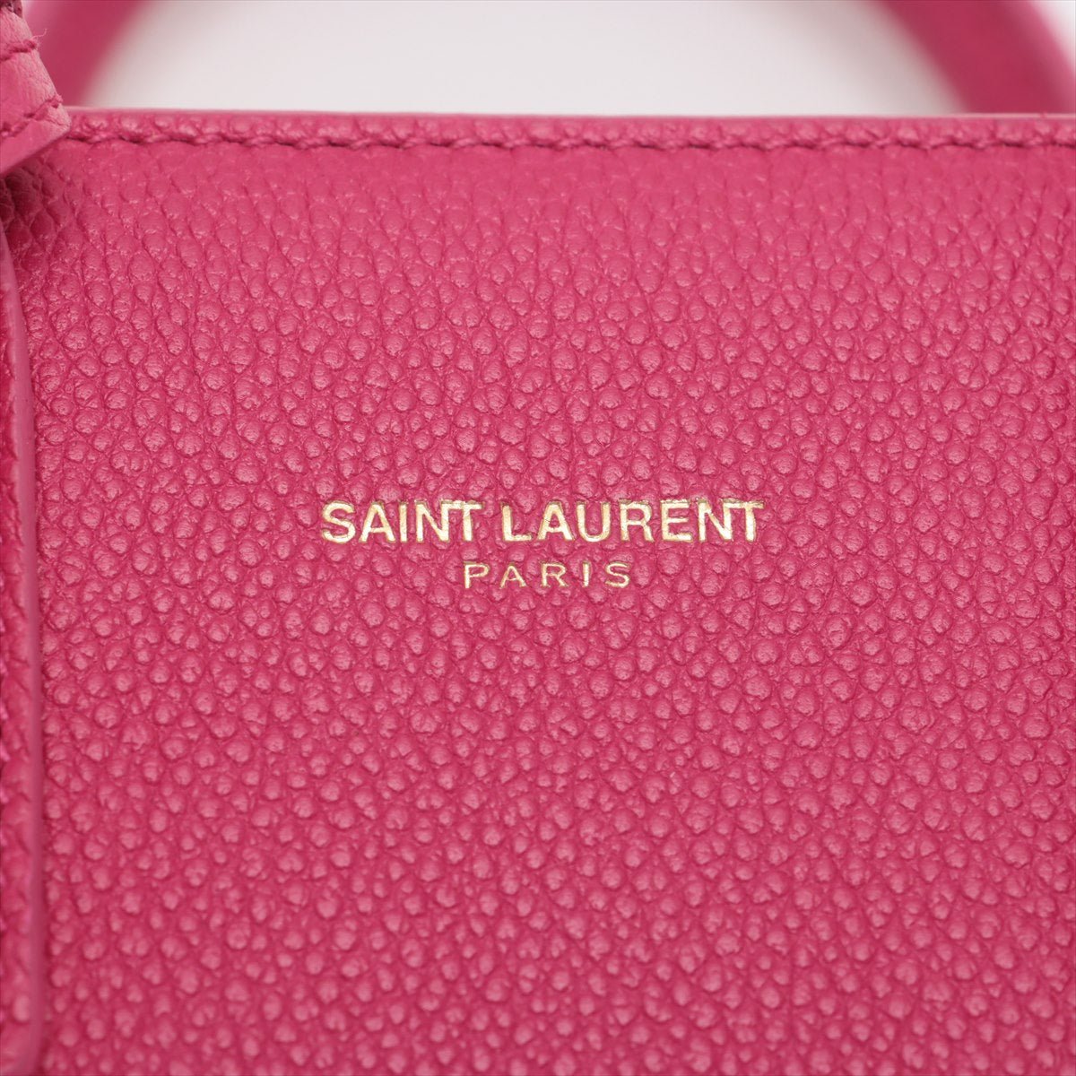 Second hand Saint Laurent Sac De Jour Nano MF 2 - Ways Tote Bag Pink - Tabita Bags