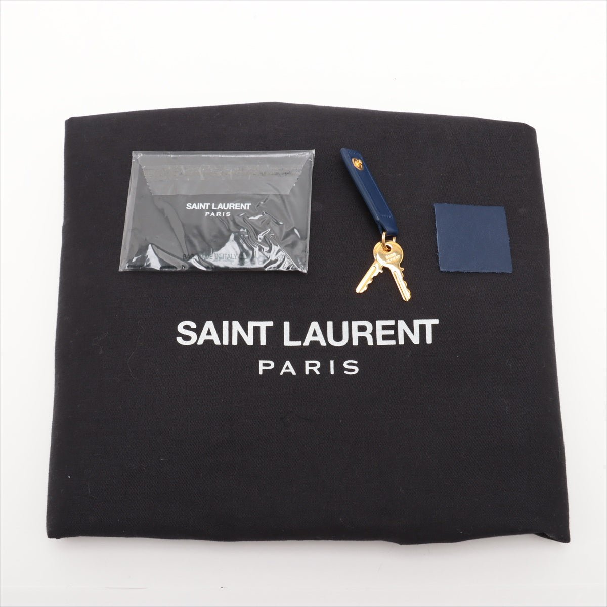 Second hand Saint Laurent Sac De Jour Small Leather Tote Handbag Blue - Tabita Bags