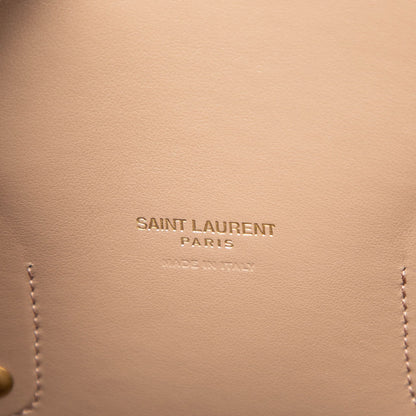 Second hand Saint Laurent Sac De Jour Small Leather Tote Handbag Brown - Tabita Bags