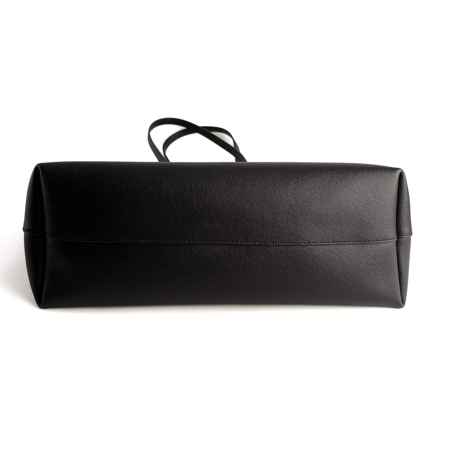 Second hand Saint Laurent Shopper East West Calfksin Leather Shoulder Bag Black - Tabita Bags