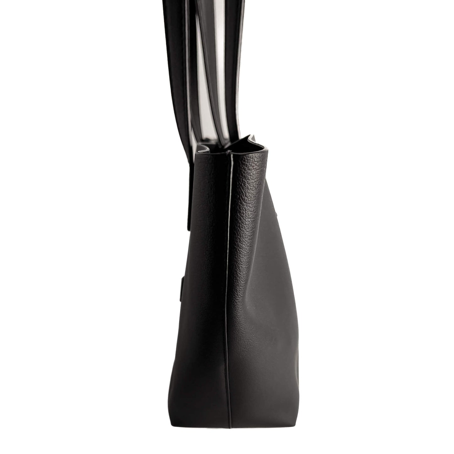 Second hand Saint Laurent Shopper East West Calfksin Leather Shoulder Bag Black - Tabita Bags