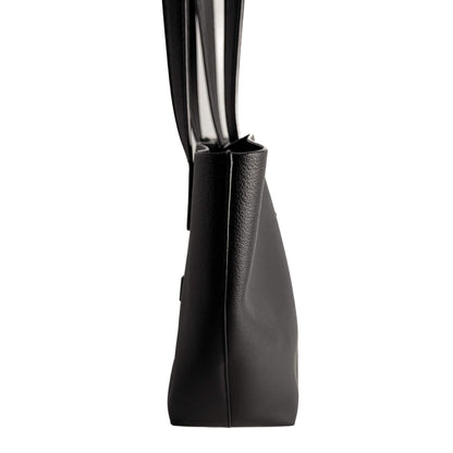 Second hand Saint Laurent Shopper East West Calfksin Leather Shoulder Bag Black - Tabita Bags