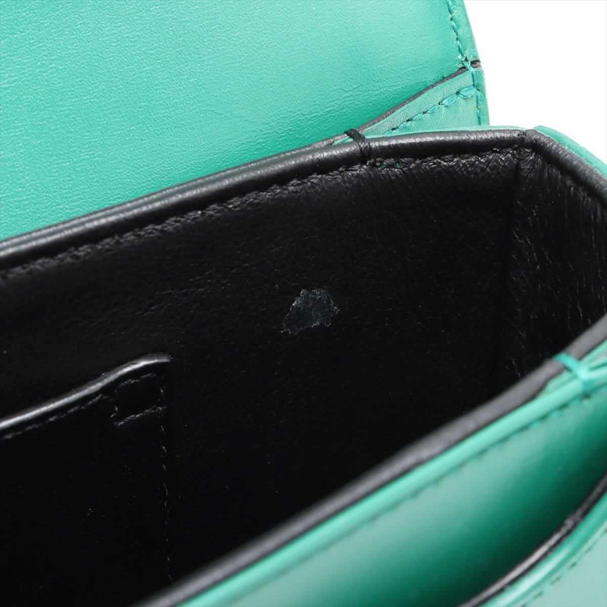 Second hand Saint Laurent Solferino Medium Leather Flap Crossbody Green - Tabita Bags