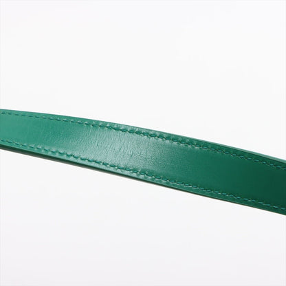 Second hand Saint Laurent Solferino Medium Leather Flap Crossbody Green - Tabita Bags