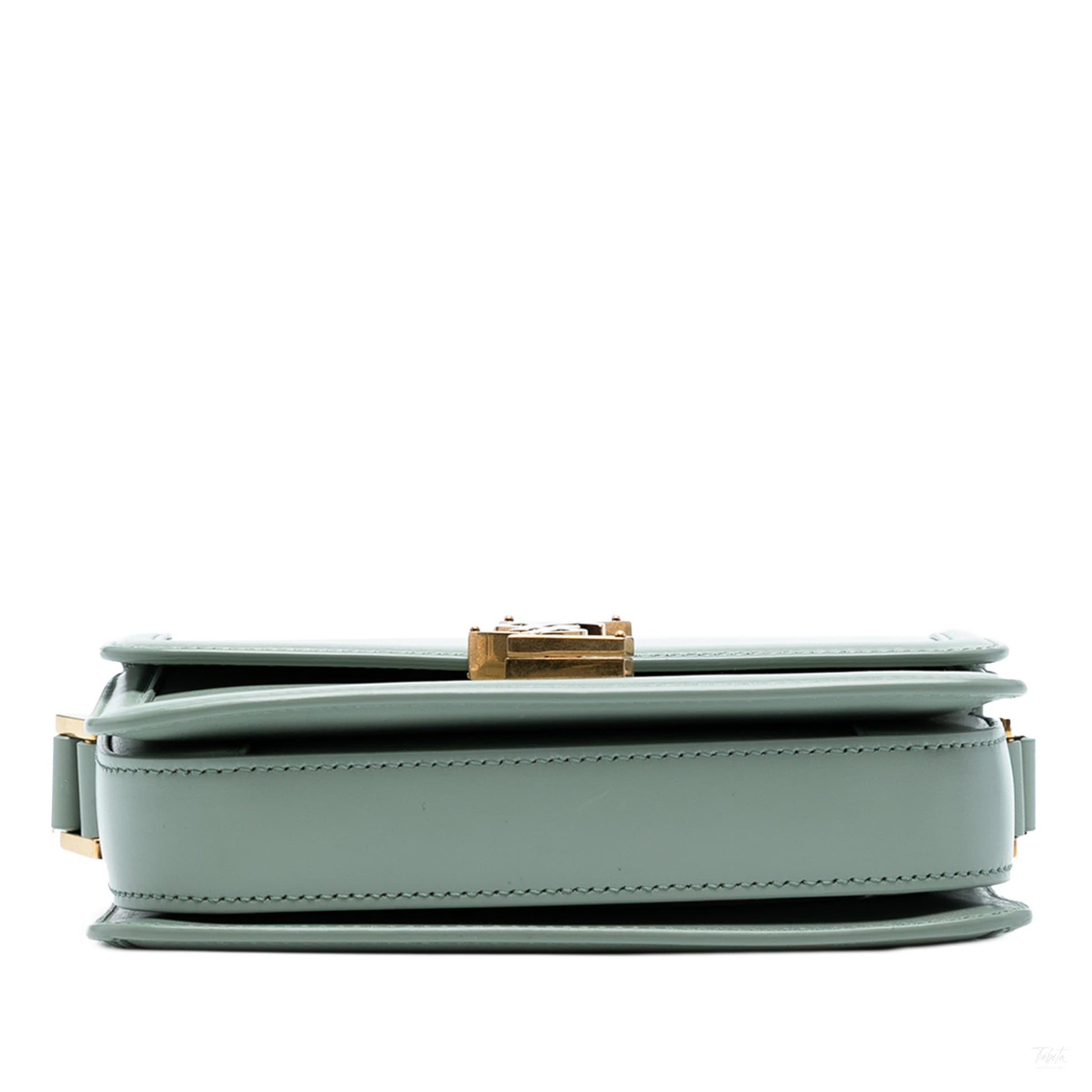 Second hand Saint Laurent Solferino Small Leather Flap Crossbody Blue - Tabita Bags