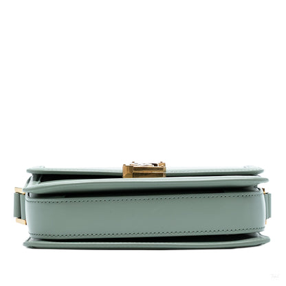 Second hand Saint Laurent Solferino Small Leather Flap Crossbody Blue - Tabita Bags