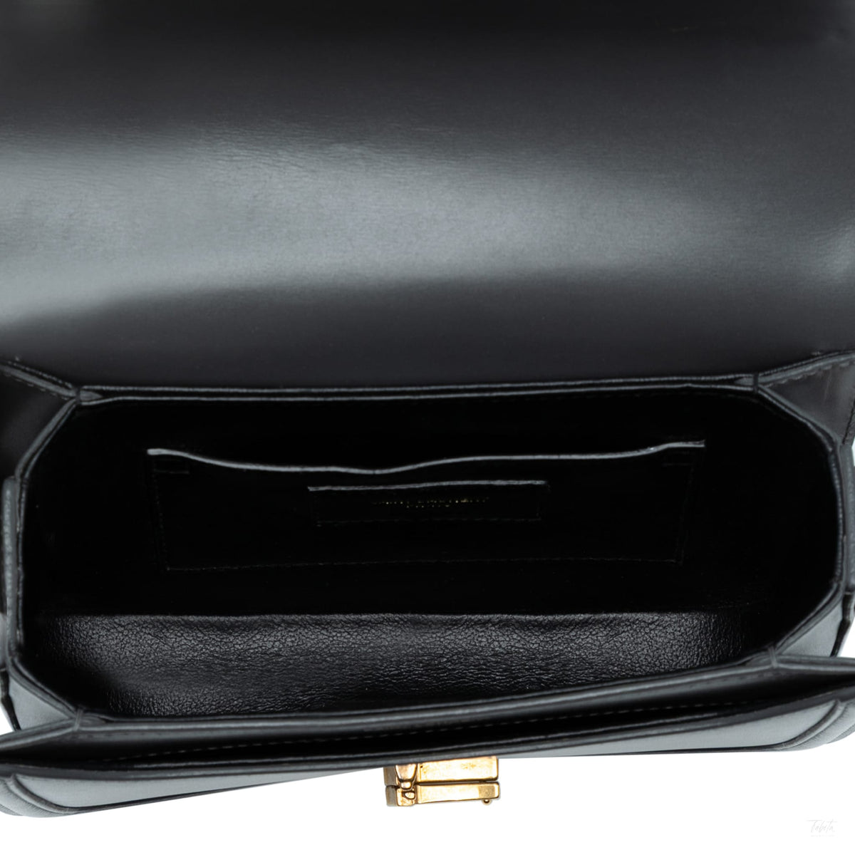 Second hand Saint Laurent Solferino Small Leather Flap Crossbody Grey - Tabita Bags
