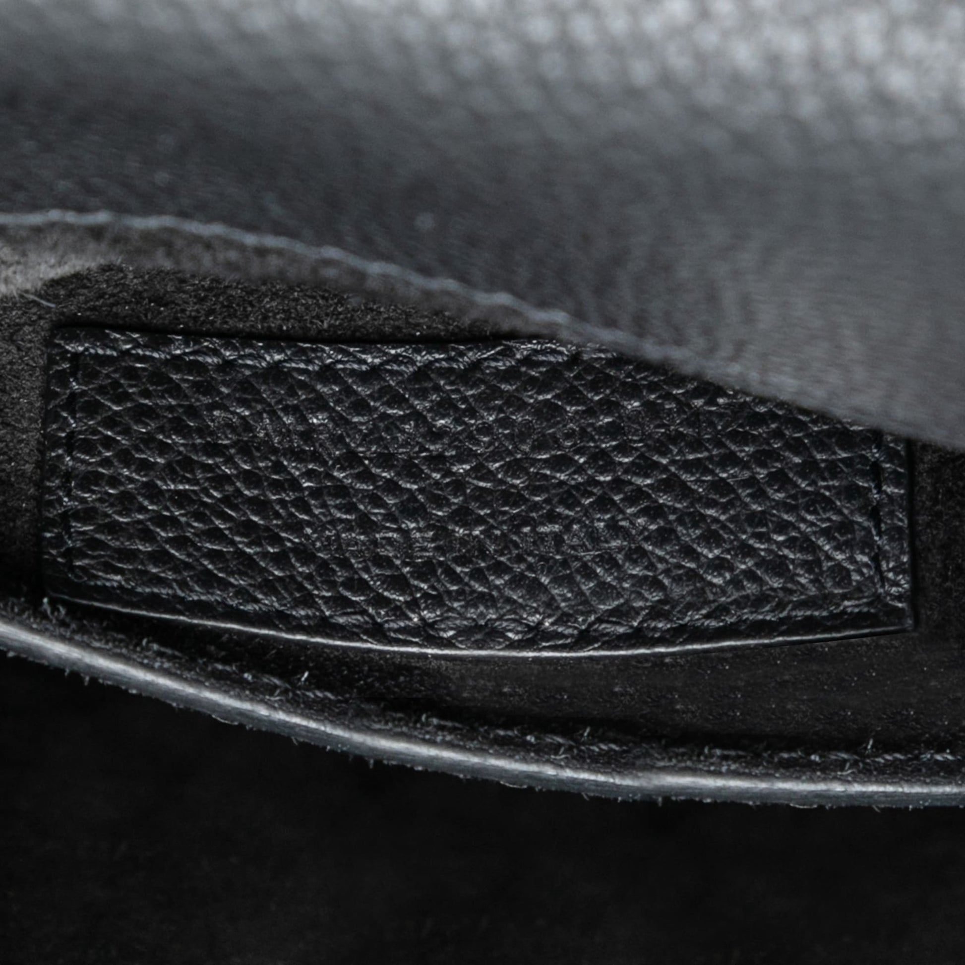 Second hand Saint Laurent Sunset Grained Calfskin Leather Flap Crossbody Black - Tabita Bags