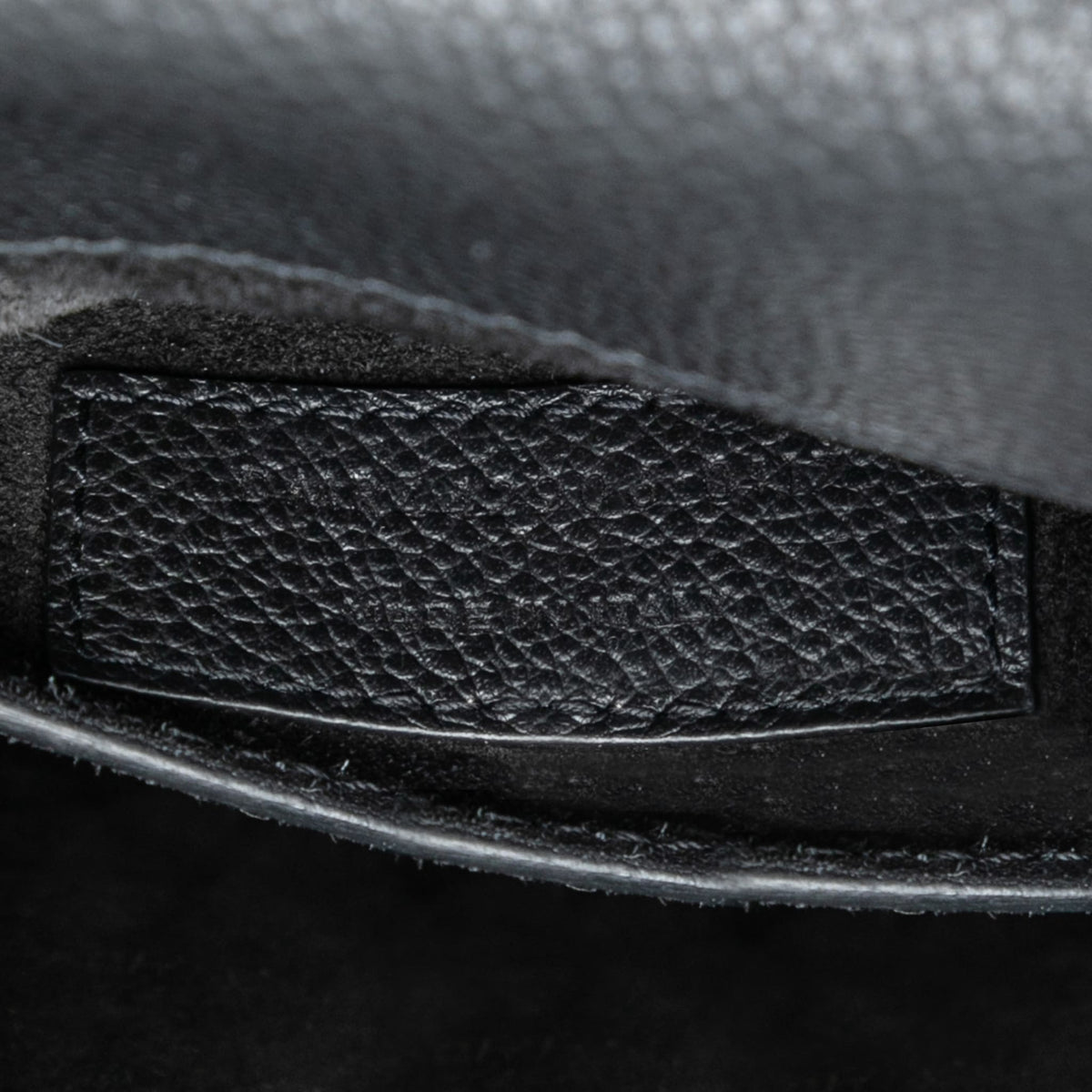 Second hand Saint Laurent Sunset Grained Calfskin Leather Flap Crossbody Black - Tabita Bags
