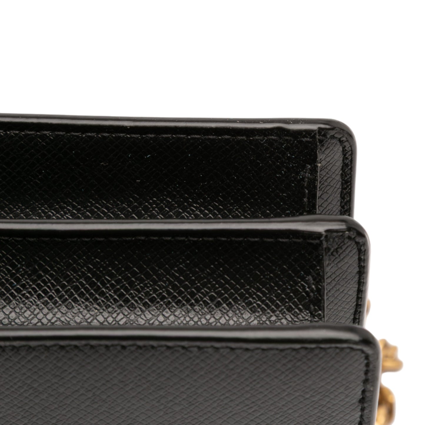 Second hand Saint Laurent Sunset Grained Calfskin Leather Flap Crossbody Black - Tabita Bags