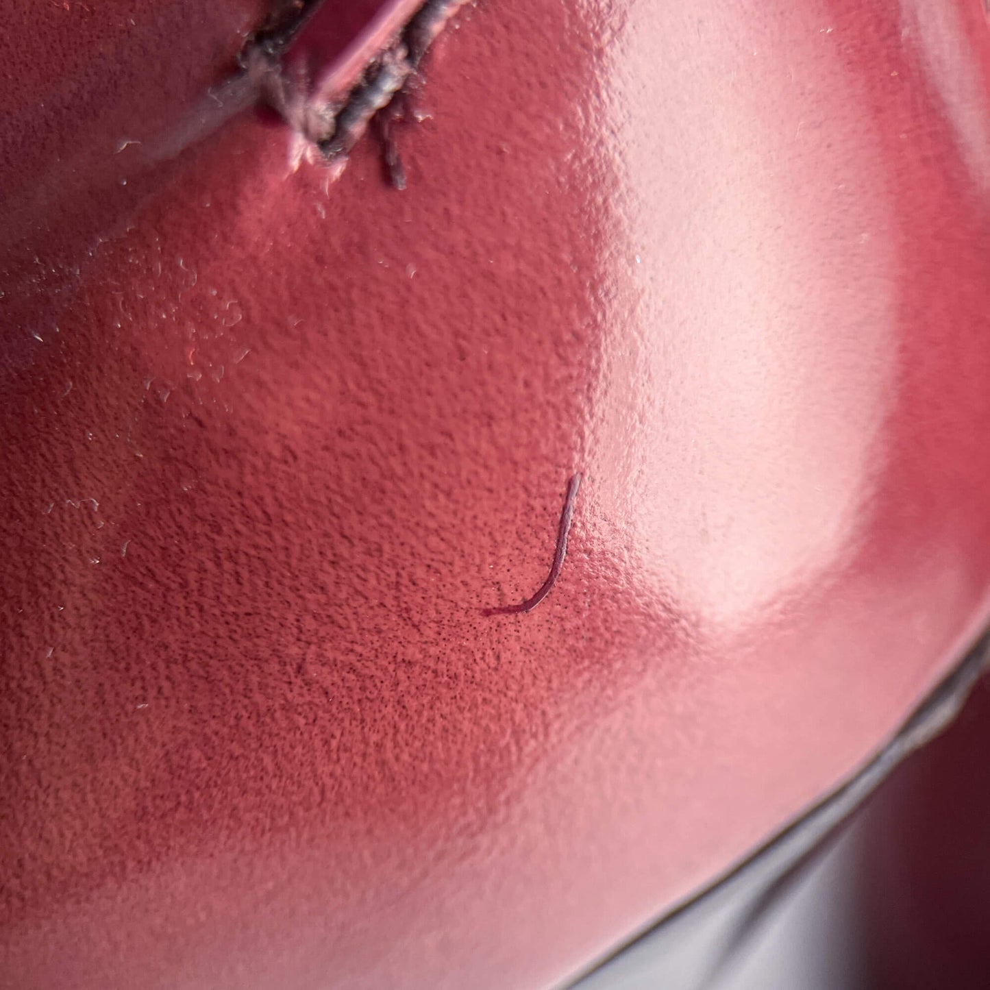 Second hand Saint Laurent TribToo 140 Leather Pump 40 Burgundy - Tabita Bags